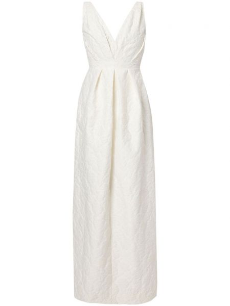 Φλοράλ φόρεμα Erdem λευκό
