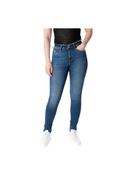 High waist skinny jeans Pepe Jeans blau