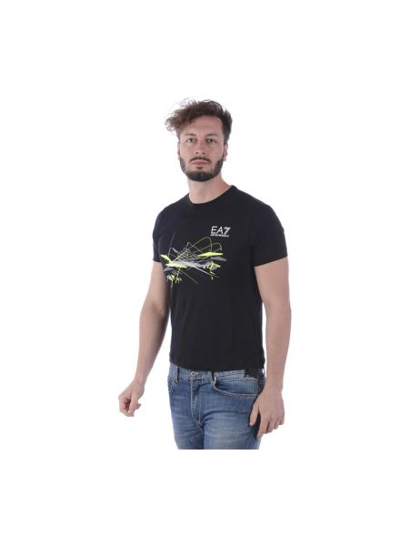 Camiseta con estampado Emporio Armani Ea7 negro