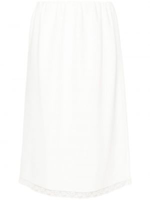 Midi suknja od krep Nº21 bijela