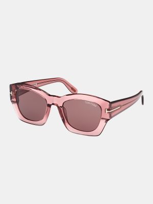 Gafas de sol con estampado geométrico Tom Ford rosa