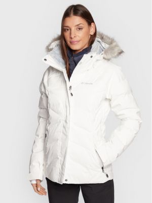 Pernata skijaška jakna Columbia bijela