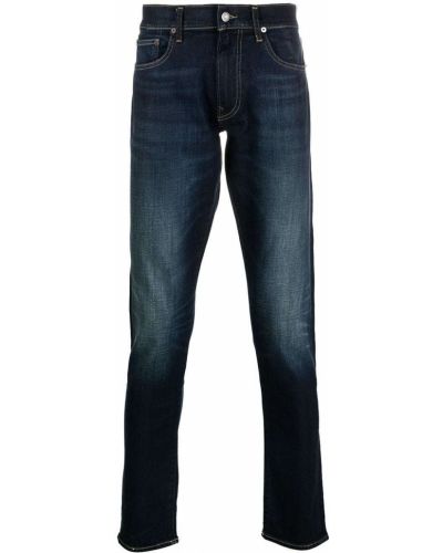 Skinny fit džinsai Polo Ralph Lauren mėlyna