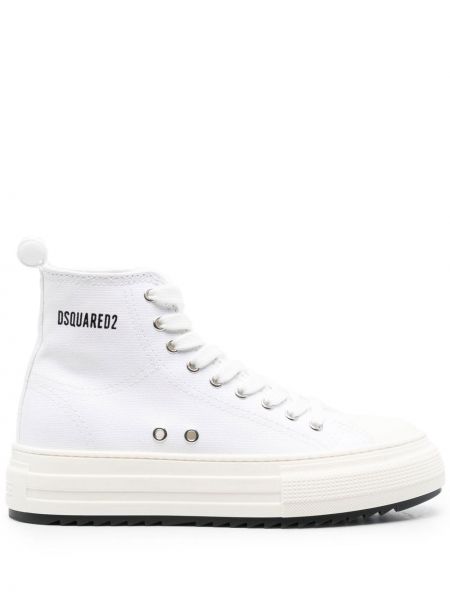 Sneakers με πλατφόρμα Dsquared2 λευκό