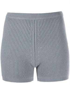 Shorts di jeans Alexander Wang grigio