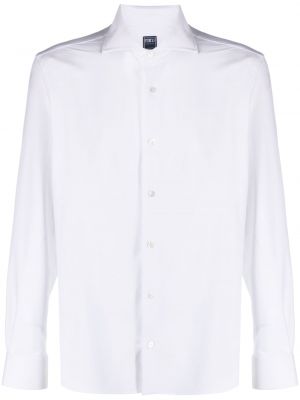 Marškiniai su sagomis Fedeli balta