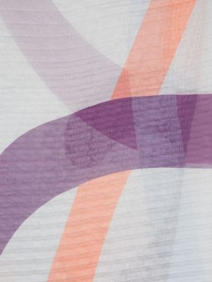 Plisovaný šál s potiskem s abstraktním vzorem Emporio Armani