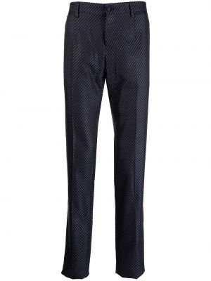 Pantalones de tejido jacquard Dolce & Gabbana azul