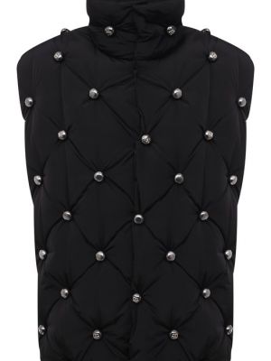Пуховый жилет Dolce & Gabbana черный