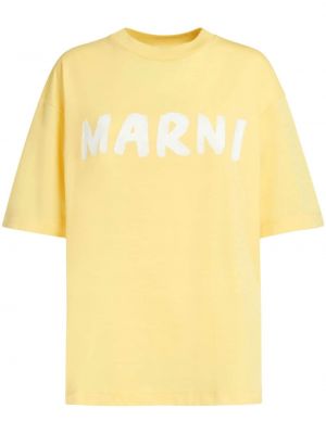 Raštuotas medvilninis marškinėliai Marni