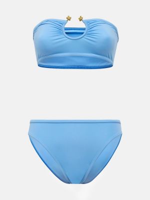 Bikini Bottega Veneta albastru