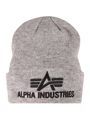 Kepurė Alpha Industries pilka