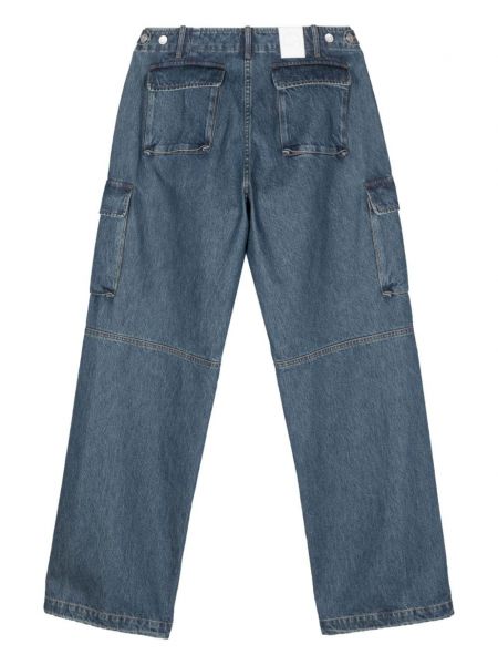 Jeans large avec poches Coperni bleu