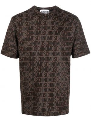 T-shirt Moschino brun