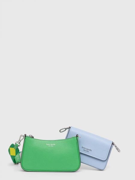 Kožna torbica Kate Spade zelena
