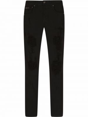 Jeans med normal passform Dolce & Gabbana svart