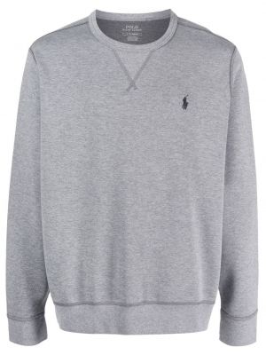 Sjekket rund hals brodert sweatshirt Polo Ralph Lauren