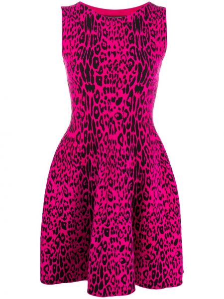 Трикотажное платье леопардовое Antonino Valenti, розовое