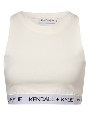 KENDALL + KYLIE - Top damski, biały Kendall + Kylie