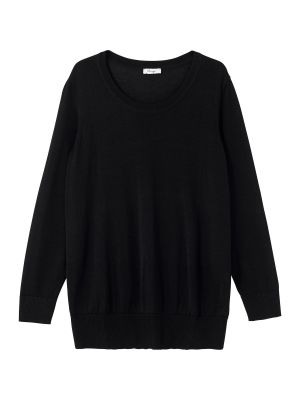 Пуловер Sheego черно