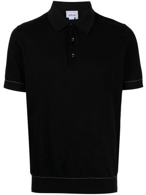 Polo marškinėliai Brioni juoda