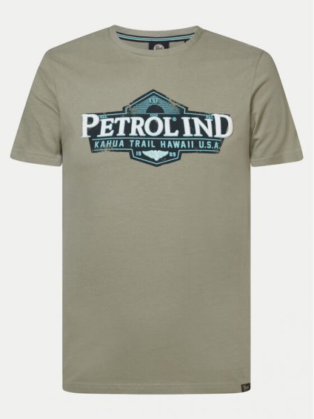 Priliehavé tričko Petrol Industries zelená