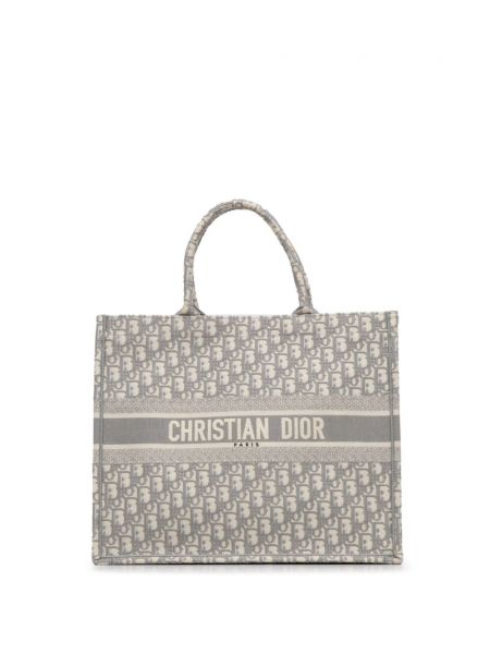 Nákupná taška Christian Dior Pre-owned sivá