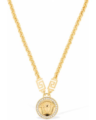 Křišťálový náhrdelník Versace zlatý