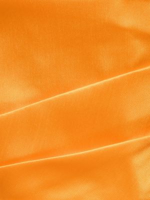 Vestido largo de punto de crepé Solace London naranja