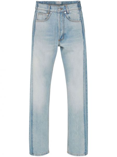 Jeans skinny di cotone Alexander Mcqueen blu