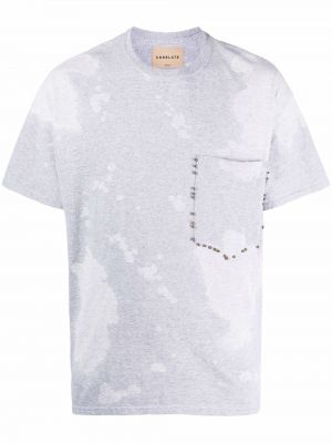 Camiseta con apliques con bolsillos Corelate gris