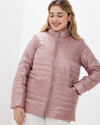 Розовая утепленная демисезонная куртка Modress