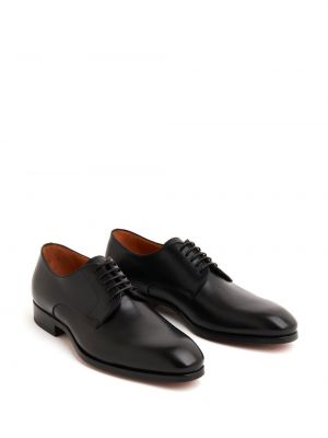 Nėriniuotos iš natūralios odos oksfordo batai su raišteliais Magnanni juoda