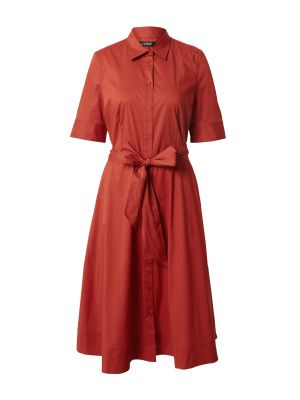 Košeľové šaty Lauren Ralph Lauren červená