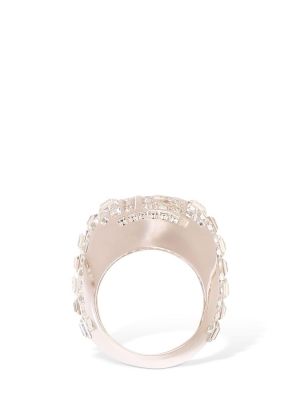 Křišťálový prsten Balmain stříbrný