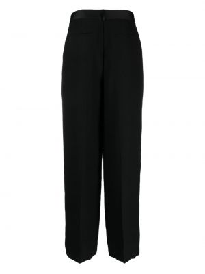 Pantalon large plissé Dkny noir