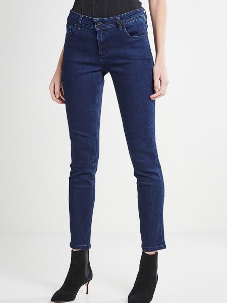 Jeansy skinny slim fit Versace Jeans niebieskie