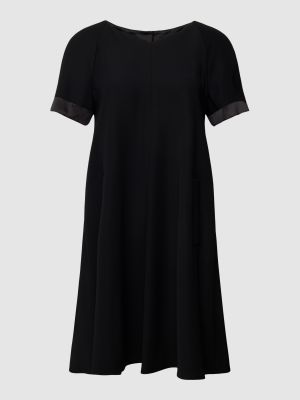 Sukienka mini z dekoltem w serek Emporio Armani czarna