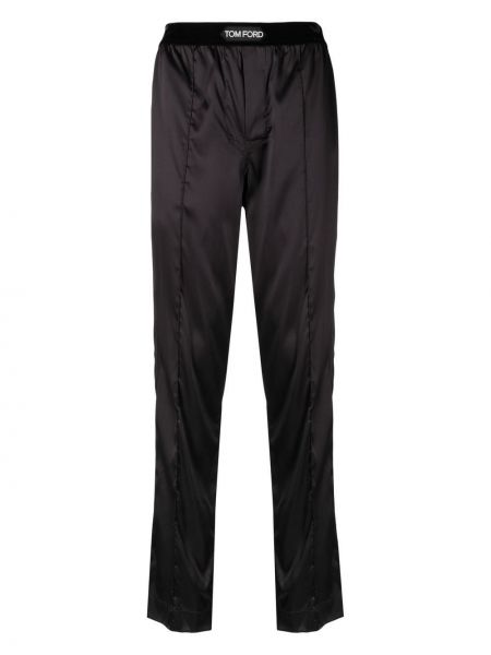 Svilena pidžama Tom Ford crna