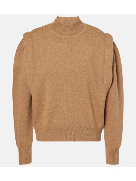 Uld striktrøje Marant Etoile beige