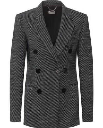 Хлопковый пиджак By Malene Birger, серый