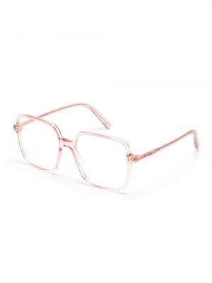 Okulary oversize Dior Eyewear różowe