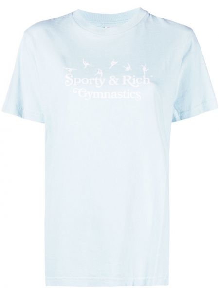 T-shirt Sporty & Rich vit