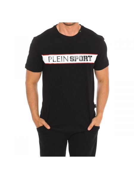 Koszulka z krótkim rękawem sportowa Philipp Plein Sport czarna