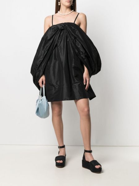 Mini vestido drapeado Simone Rocha negro