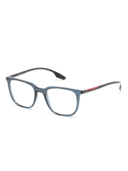 Brille mit print Prada Eyewear blau