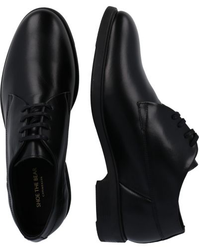 Ниски обувки с връзки Shoe The Bear черно