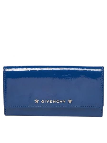 Portfel skórzany Givenchy Pre-owned niebieski