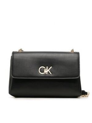 Listová kabelka Calvin Klein čierna