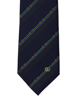 Cravată de mătase de mătase Gucci
